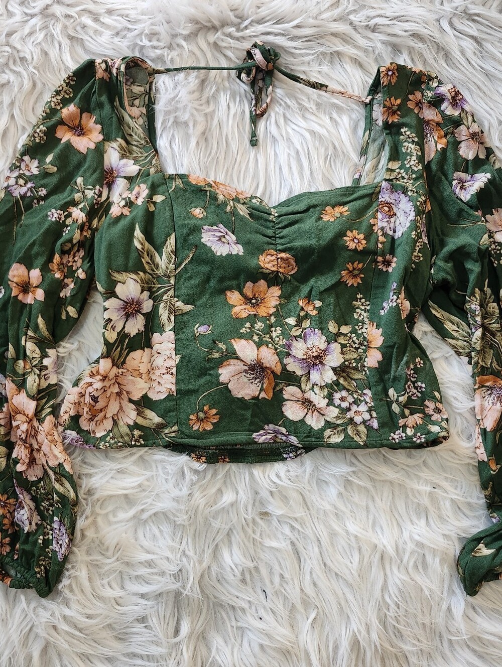American Eagle Nwt Crop Top Corset Style L